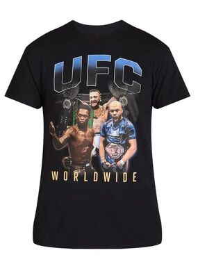 Mens UFC Worldwide Graphic Crew Neck T-Shirt